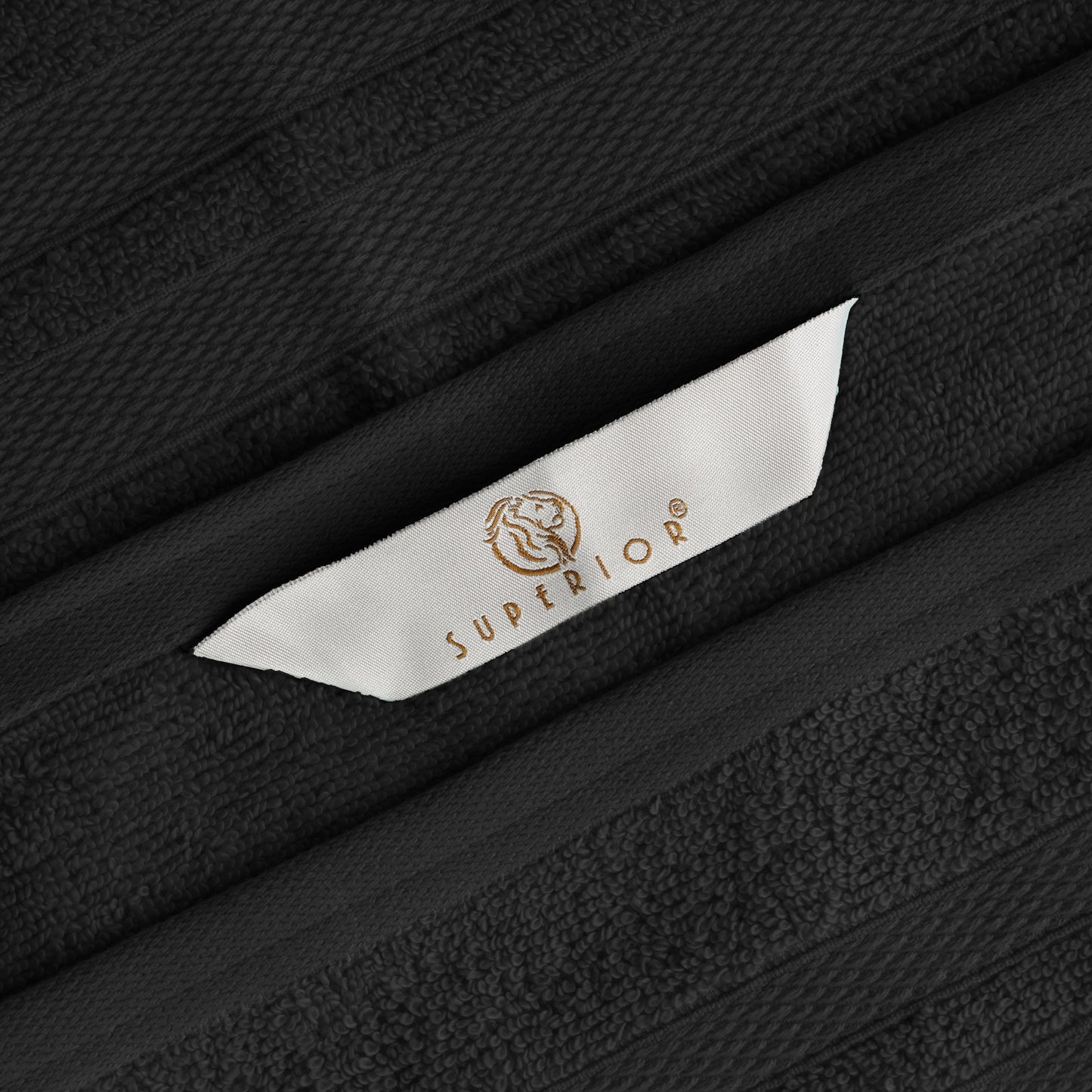 Set di 6 asciugamani in cotone di qualità superiore ad asciugatura rapida e altamente assorbenti