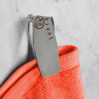 Set di 6 asciugamani in cotone di qualità superiore ad asciugatura rapida e altamente assorbenti