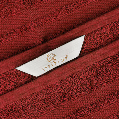 Set di 6 asciugamani in cotone di qualità superiore ad asciugatura rapida e altamente assorbenti