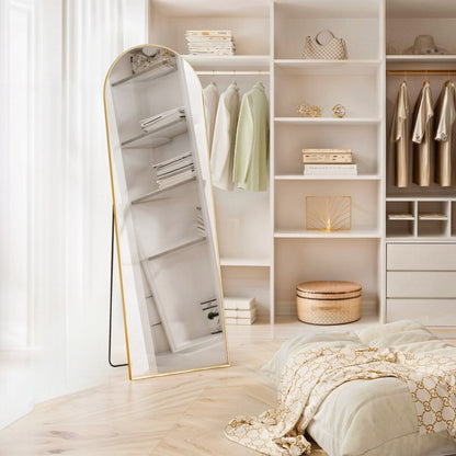 Specchio da parete a figura intera con vetro infrangibile, da terra per camera da letto e guardaroba