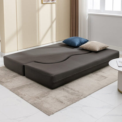 Divano letto futon trasformabile Mixoy, pieghevole, materasso pieghevole in schiuma, divano letto in tessuto, divano da pavimento, letto