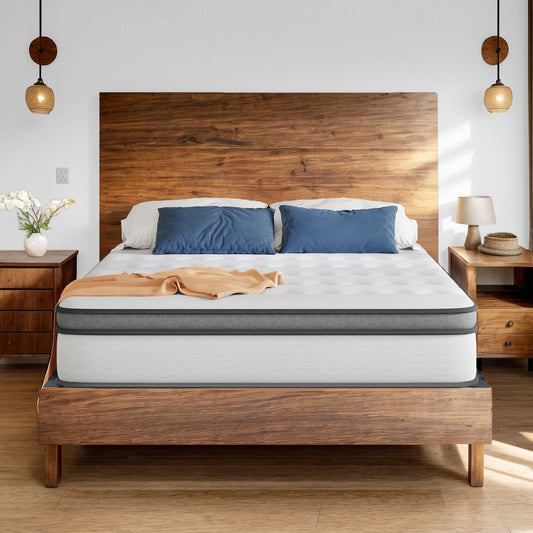 Materasso in memory foam ibrido Moasis da 12 pollici in una scatola con molle insacchettate