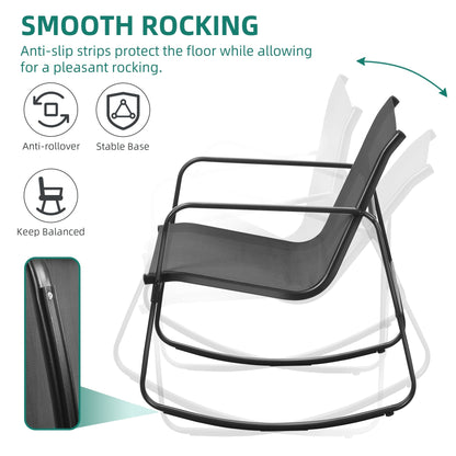 Set da conversazione Moasis Textline da esterno, 4 pezzi, con tavolo in vetro