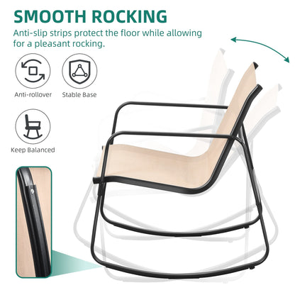 Set da conversazione Moasis Textline da esterno, 4 pezzi, con tavolo in vetro