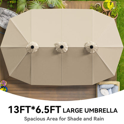 Set da pranzo per esterni 5/7/9 pezzi con sedie girevoli in textilene da 28 W, tavolo