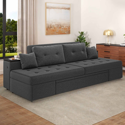 Divano letto multifunzionale 5 in 1 Moasis, divano moderno pieghevole