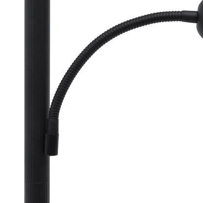 Lampada da terra tradizionale Torchiere Moasis 71 con luce di lettura regolabile, paralumi in vetro alabastro - 71H