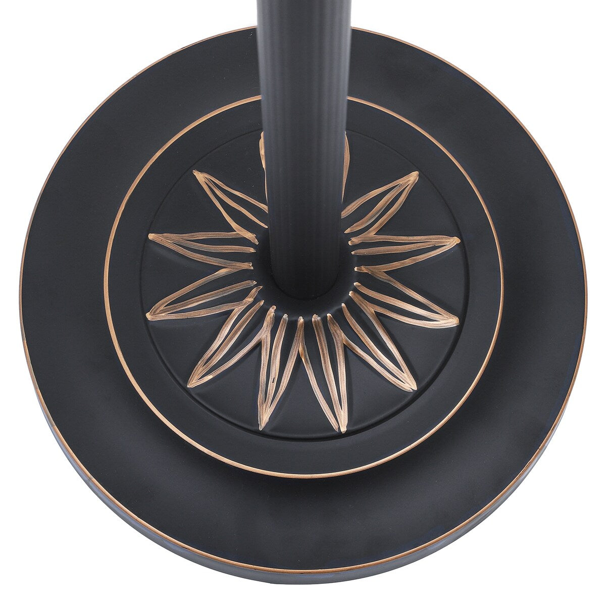 Lampada da terra tradizionale Torchiere Moasis 71 con luce di lettura regolabile, paralumi in vetro alabastro - 71H