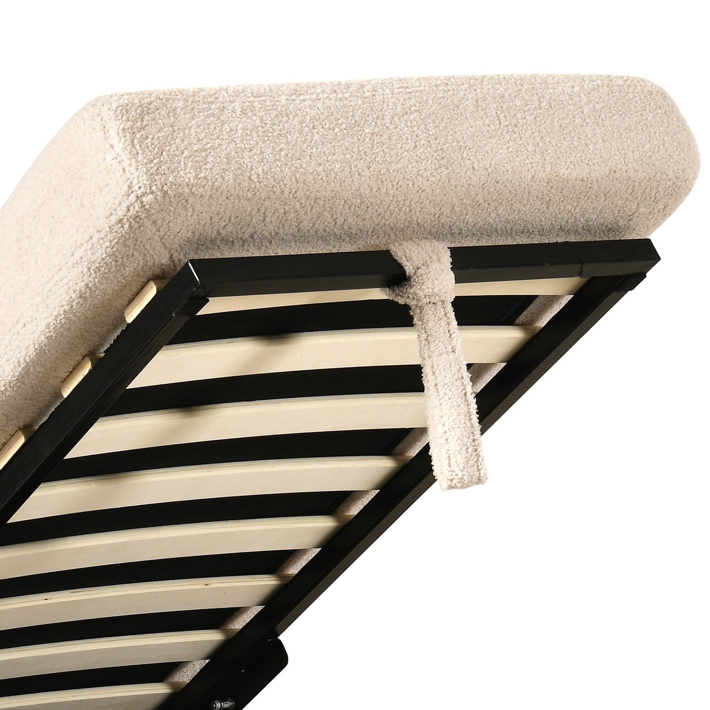 Divano letto componibile reversibile a 3 posti a L Moasis con contenitore e cuscini