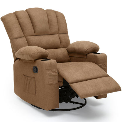 Poltrona reclinabile girevole manuale Moasis per anziani Poltrona reclinabile girevole Glider