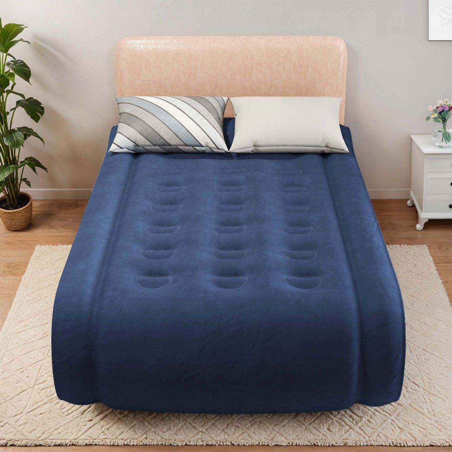 Materasso gonfiabile Moasis Queen da 17 pollici con cuscino integrato