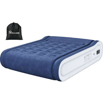 Materasso gonfiabile Moasis Queen da 17 pollici con cuscino integrato