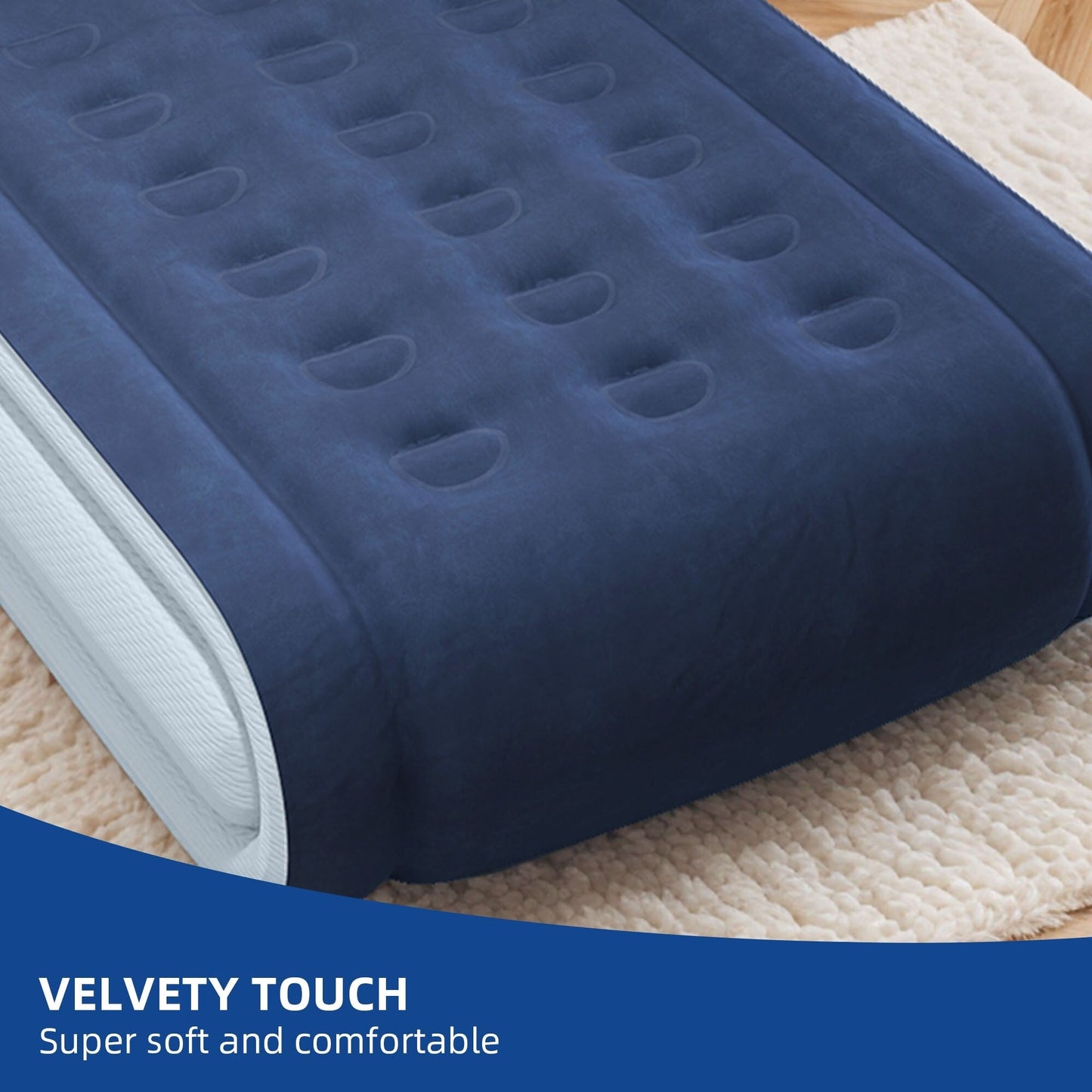 Materasso gonfiabile Moasis Queen da 17 pollici con cuscino integrato