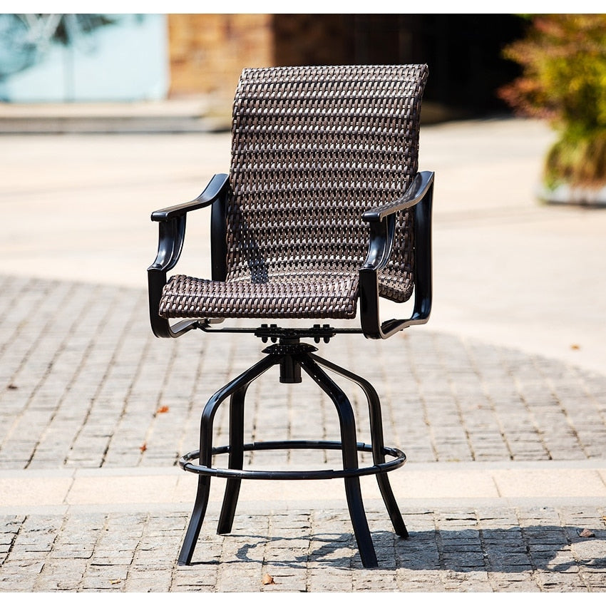 Set di divani durevoli da giardino Moda Steel per la combinazione gratuita del cliente