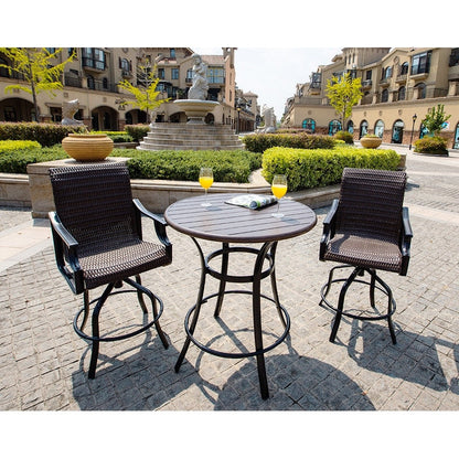 Set di divani durevoli da giardino Moda Steel per la combinazione gratuita del cliente