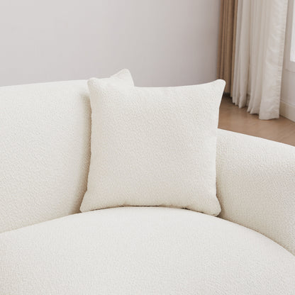 Divano moderno 111 oversize a 3 posti con gambe in metallo e struttura in legno massello per soggiorno