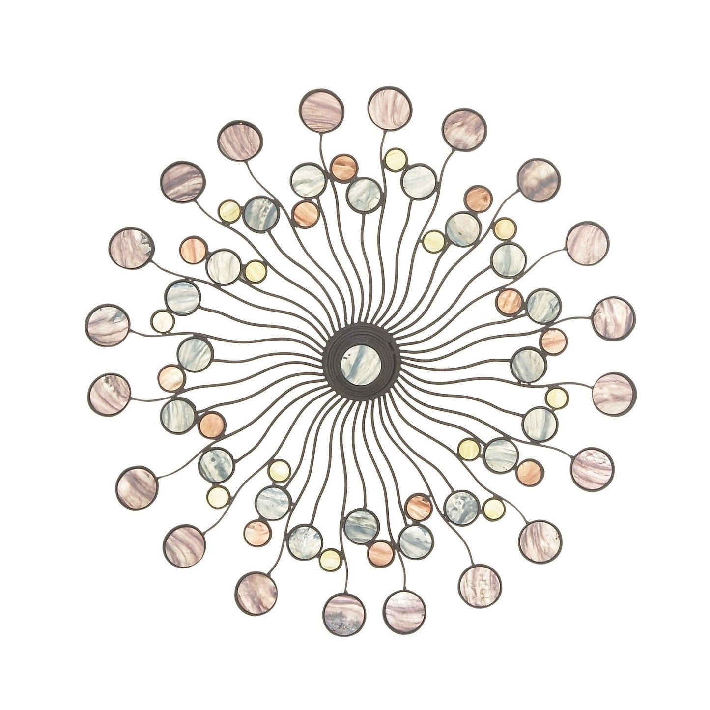 Decorazione da parete in metallo astratto