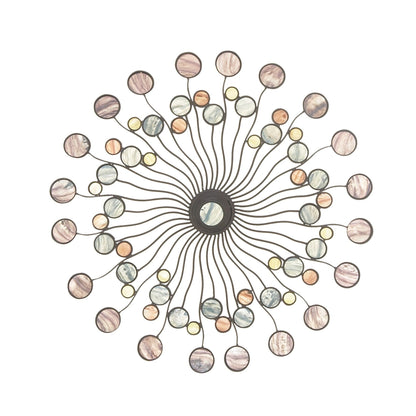 Decorazione da parete in metallo astratto