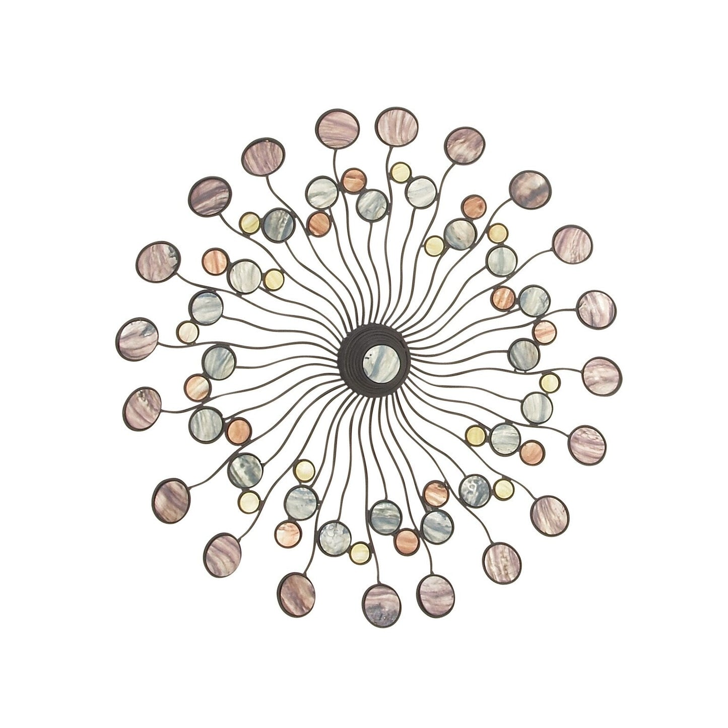 Decorazione da parete in metallo astratto