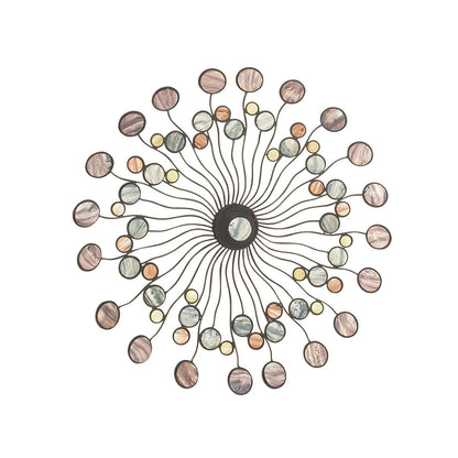 Decorazione da parete in metallo astratto