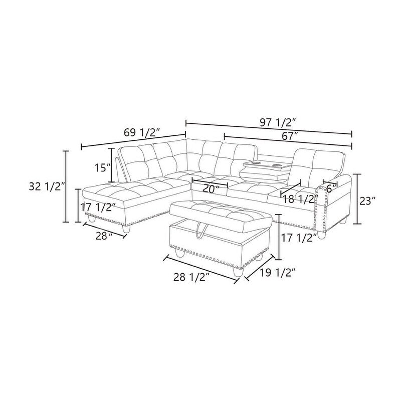 Set di divani moderni in similpelle e pelle sintetica nera da 3 pezzi: stile elegante per il soggiorno