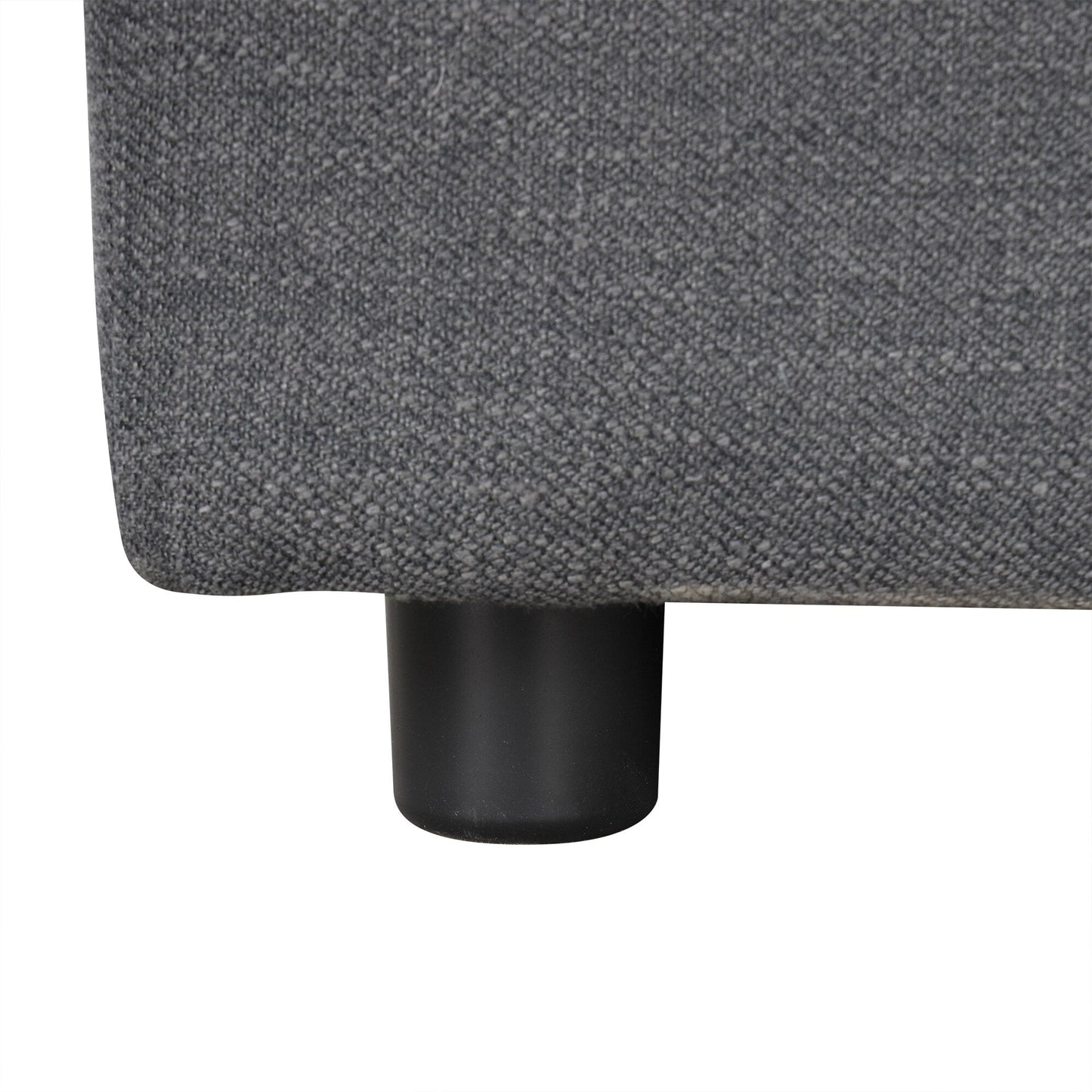 Divano componibile moderno a 3 posti a forma di L con rivestimento in lino, cuscini rimovibili e cuscini lombari per soggiorno e ufficio