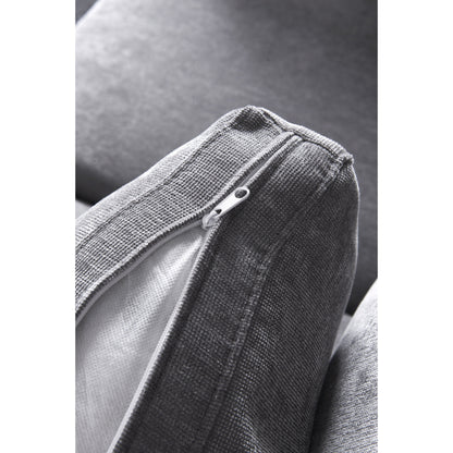 Divano moderno a 4 posti in ciniglia a forma di L, divano modulare per soggiorno e appartamento