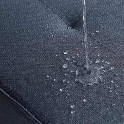 Divano letto moderno 70.86 3 in 1 con altoparlante Bluetooth in tessuto impermeabile, 2 porte USB e supporto per telefono