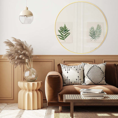 Specchio da toeletta rotondo da parete per bagno moderno