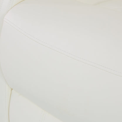 Poltrona reclinabile moderna in pelle traspirante con illuminazione ambientale e LED alimentato tramite USB