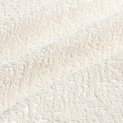 Divano moderno a 2 posti in tessuto ciniglia con pouf