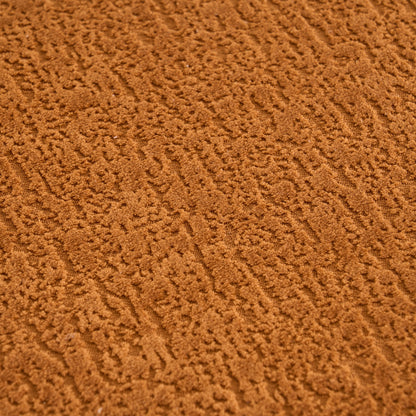 Divano componibile moderno a L in ciniglia con chaise longue curva e 4 cuscini per soggiorno