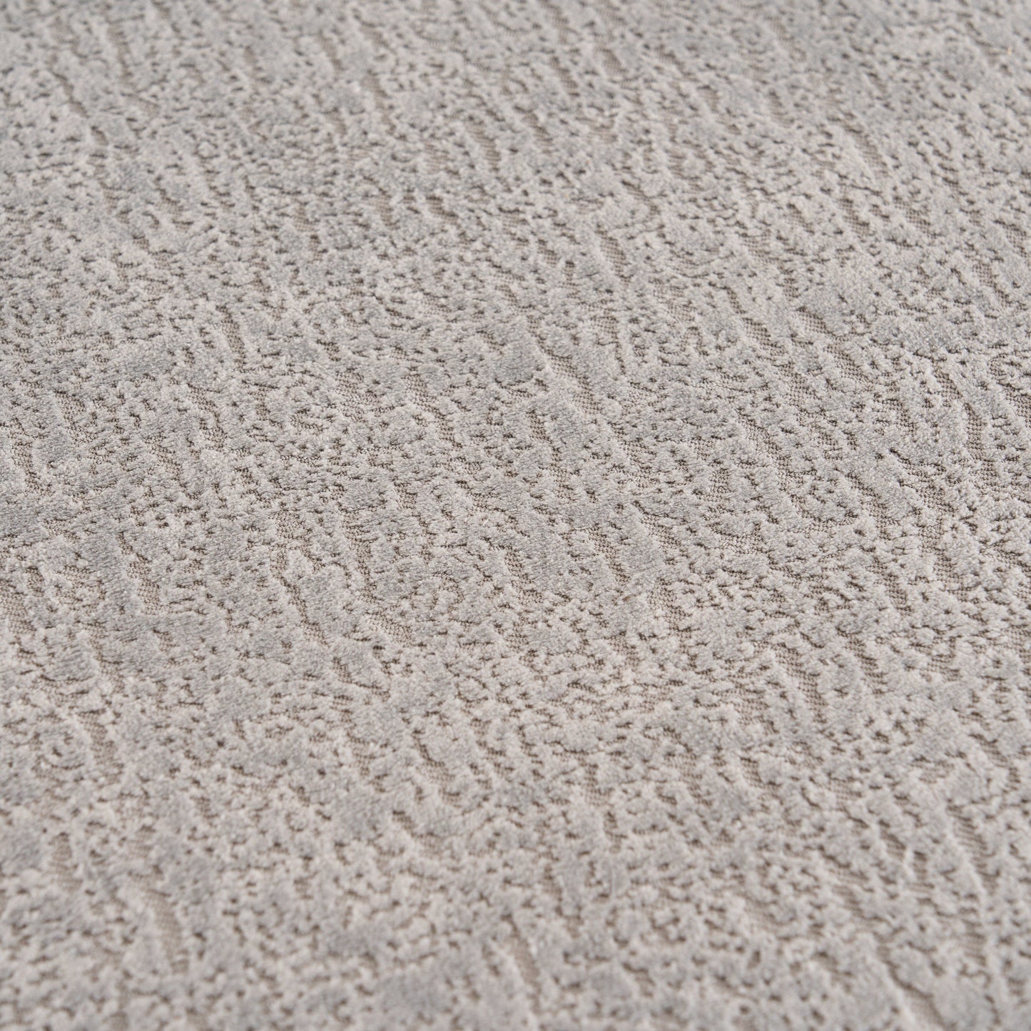 Divano componibile moderno a L in ciniglia con chaise longue curva e 4 cuscini per soggiorno