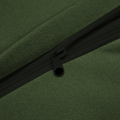 Divano moderno modulare a 3 posti senza braccioli in ciniglia