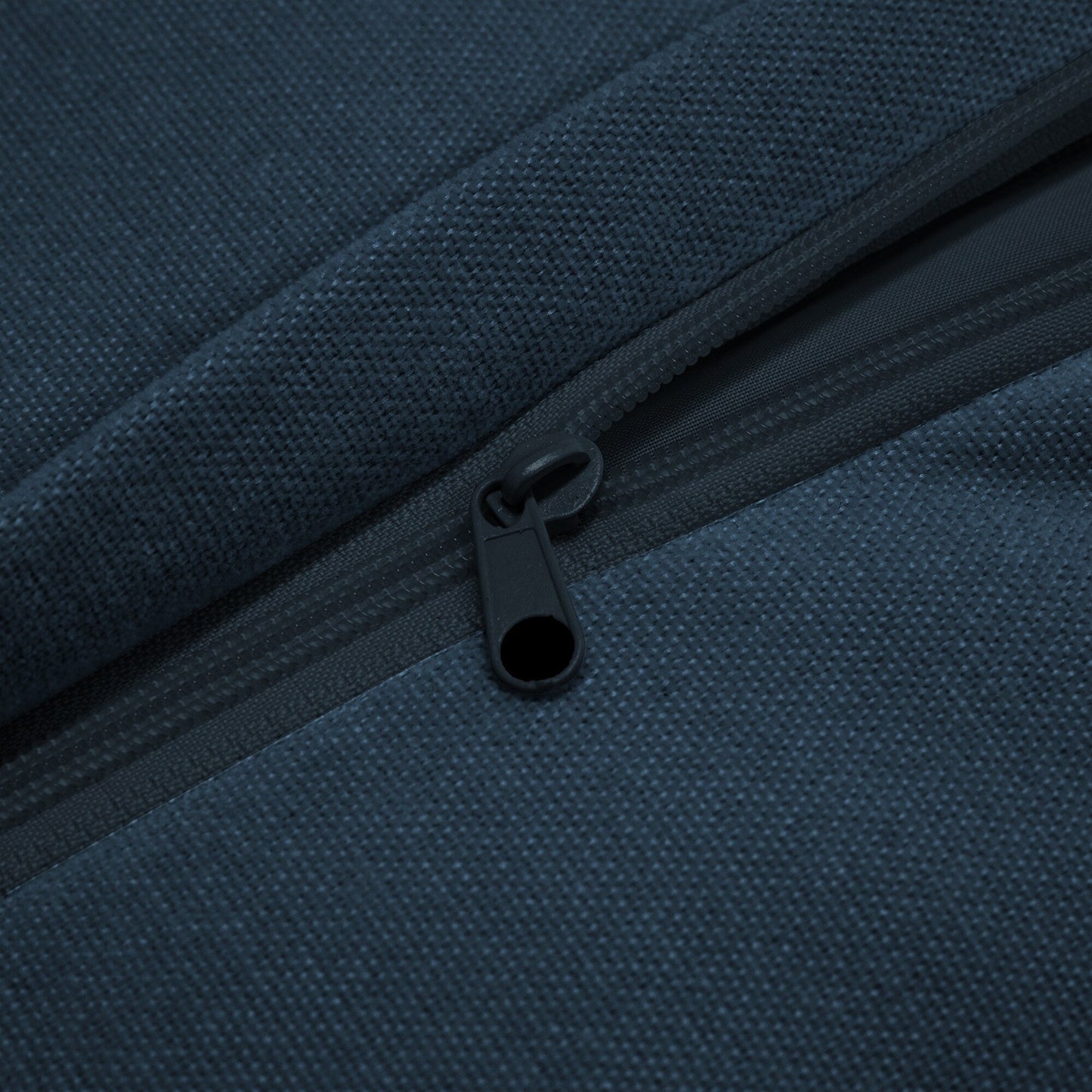 Divano moderno modulare a 3 posti senza braccioli in ciniglia