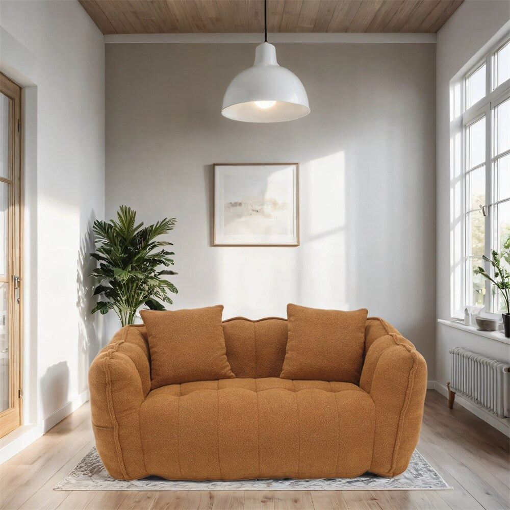 Divano reclinabile moderno in ciniglia con schiuma ad alta resilienza