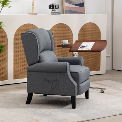 Poltrona reclinabile imbottita moderna e confortevole