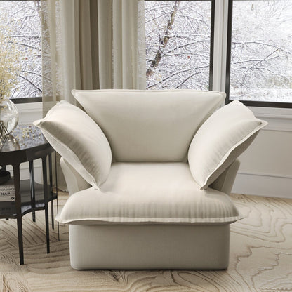 Divano moderno e confortevole, divani componibili minimalisti imbottiti in piuma, fodere per cuscini rimovibili