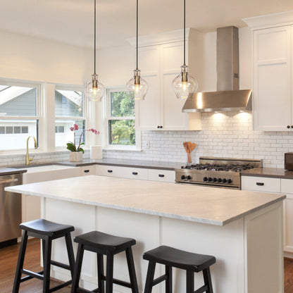 Lampada a sospensione moderna in ottone Coria Mid-Century, 1 luce, elegante, dimmerabile, per isola cucina, vetro scanalato, sala da pranzo