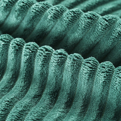 Divano letto moderno convertibile in velluto a coste con braccioli larghi e 2 cuscini per soggiorno e appartamento