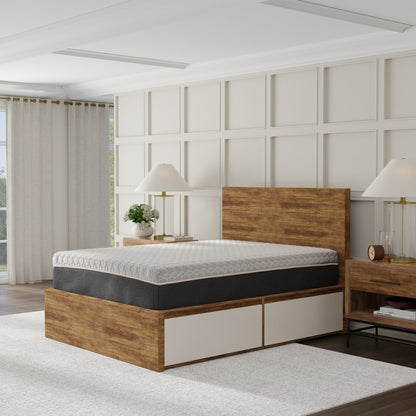 Materasso moderno in memory foam morbido da 12 pollici con infusione di rame