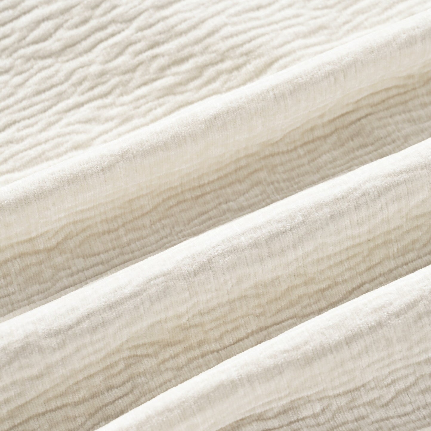 Divano componibile moderno curvo in ciniglia, divano modulare a L con 2 cuscini per soggiorno e studio