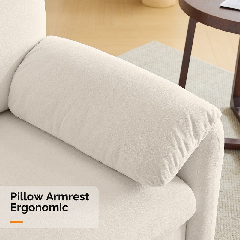 Poltrona moderna con orecchie di elefante, divano decorativo, seduta comoda per soggiorno e camera da letto