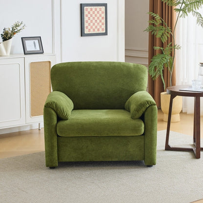 Poltrona moderna con orecchie di elefante, divano decorativo, seduta comoda per soggiorno e camera da letto