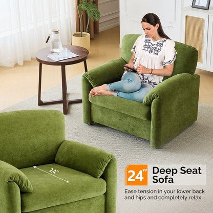 Poltrona moderna con orecchie di elefante, divano decorativo, seduta comoda per soggiorno e camera da letto