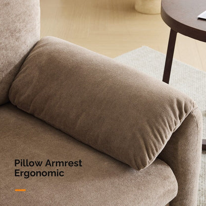 Poltrona moderna con orecchie di elefante, divano decorativo, seduta comoda per soggiorno e camera da letto