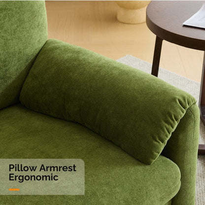 Poltrona moderna con orecchie di elefante, divano decorativo, seduta comoda per soggiorno e camera da letto