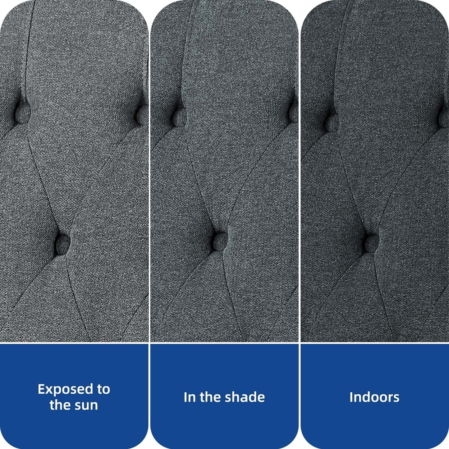 Poltrona reclinabile moderna in tessuto con schienale a spinta