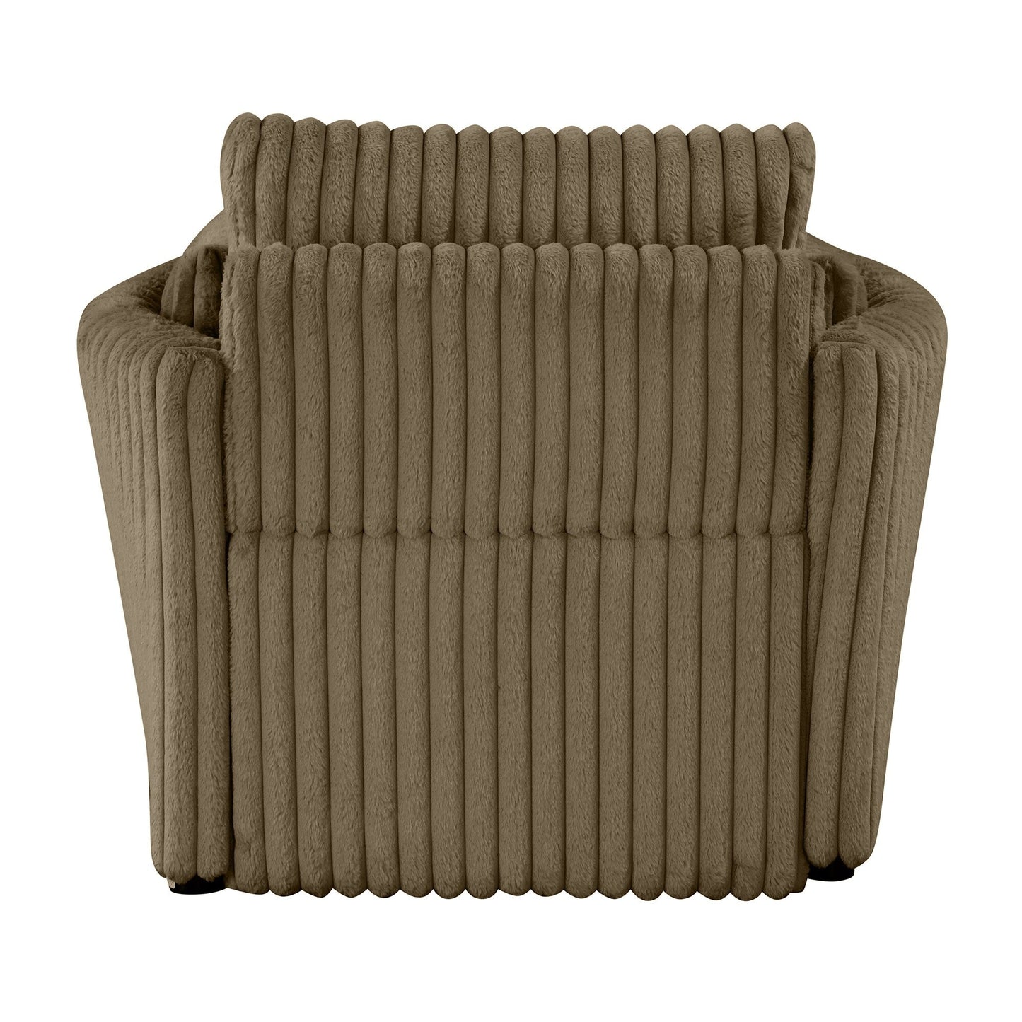 Divano letto singolo moderno in tessuto con USB e 2 cuscini