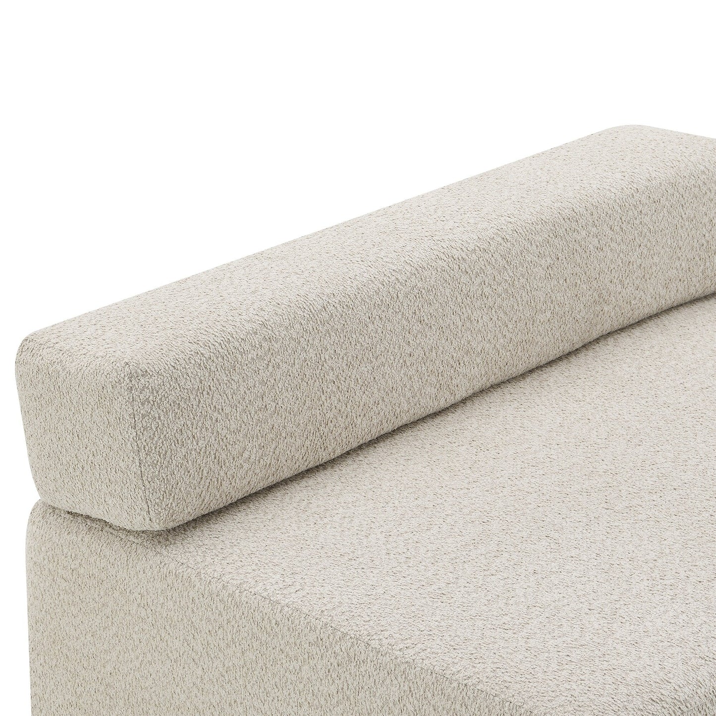 Divano da pavimento moderno, divano convertibile compresso, struttura a due posti per divano componibile modulare a forma di U di grandi dimensioni